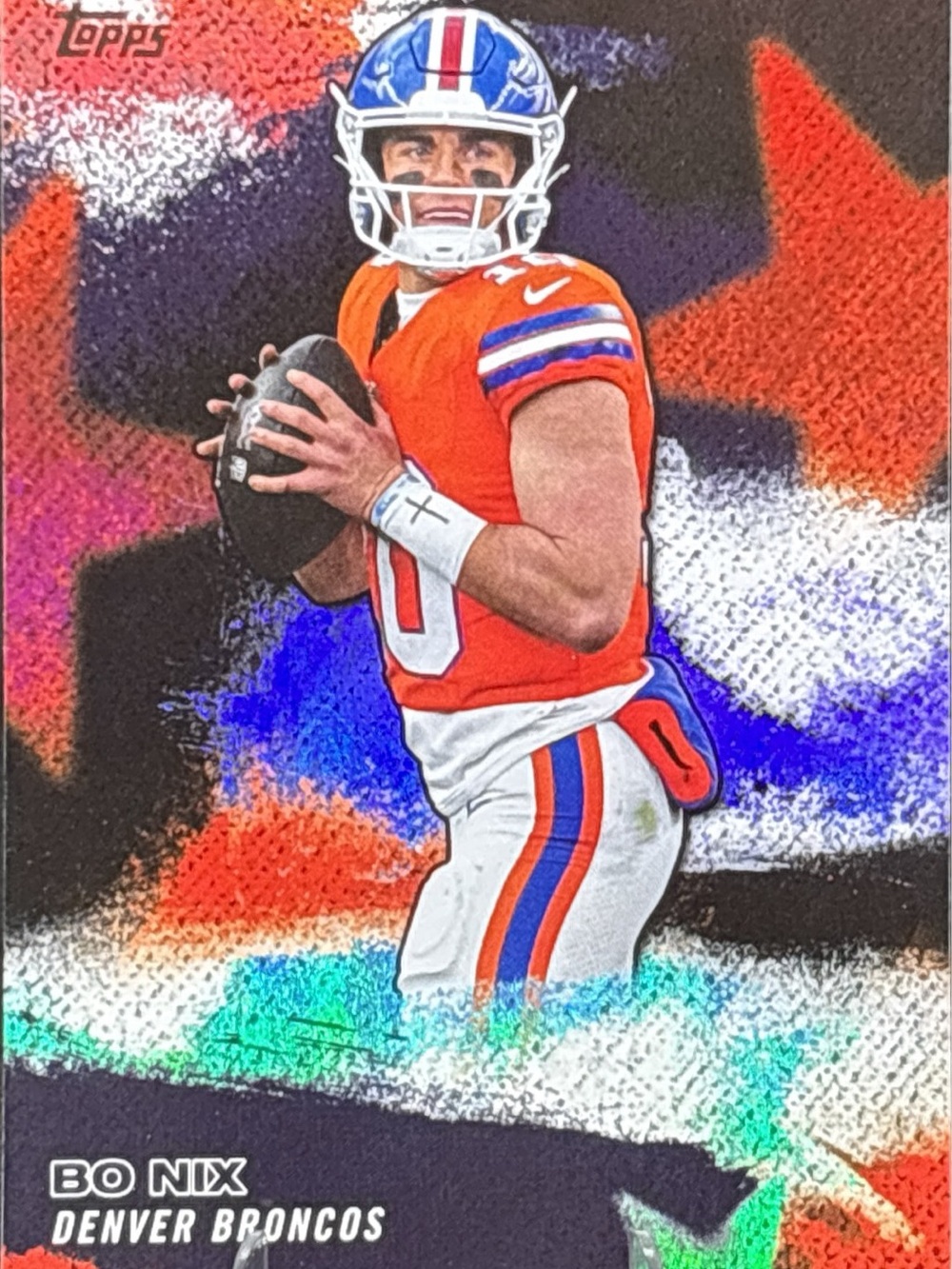 Topps Bo Nix Football Card - Stars of NFL